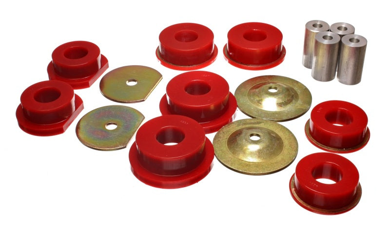 Energy Suspension Dodge 08-10 Challenger/ 07-10 Charger/05-08 Magnum RWD Red Rear Subframe Bushings