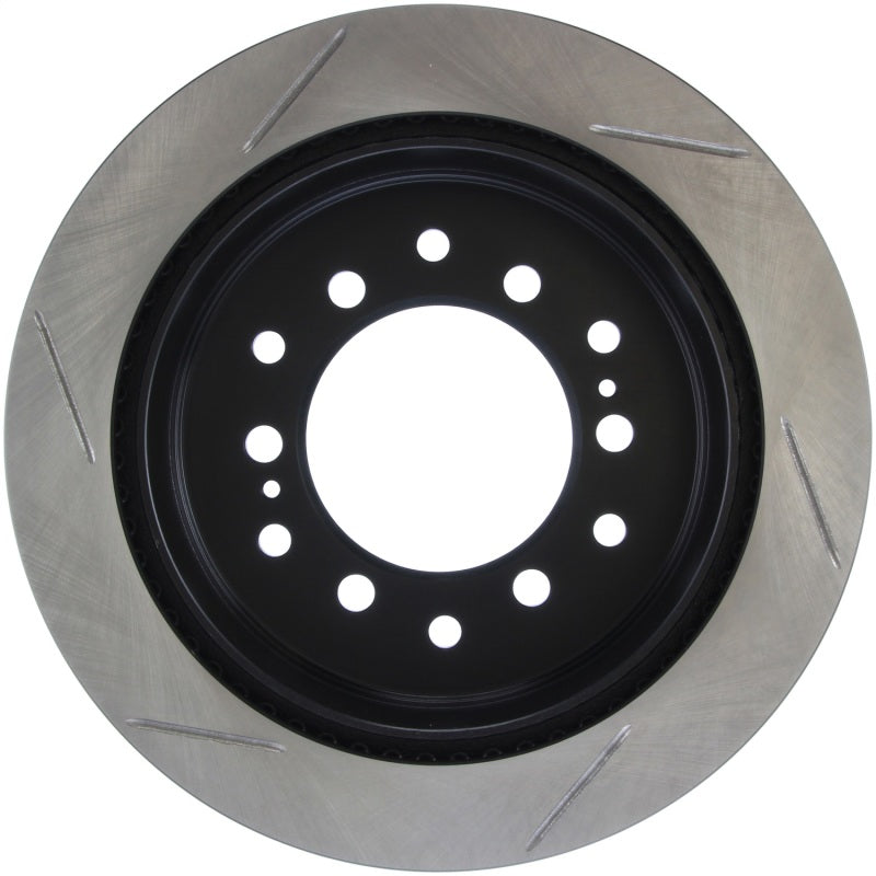 StopTech Power Slot 01-07 Toyota Sequoia/03-09 4 Runner / 03-09 Lexus GX470 Slotted Left Rear Rotor