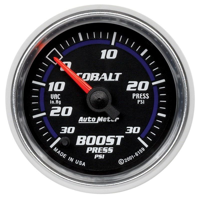 Autometer Cobalt 52mm 30 PSI Electronic Boost Gauge