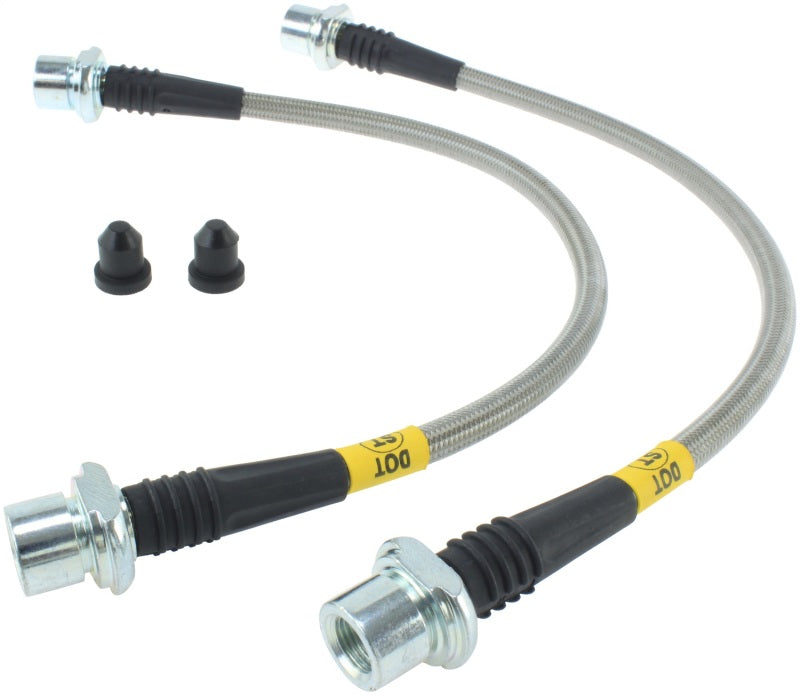 StopTech 08-12 Toyota Sequoia/07-12 Tundra Front Stainless Steel Brake Lines