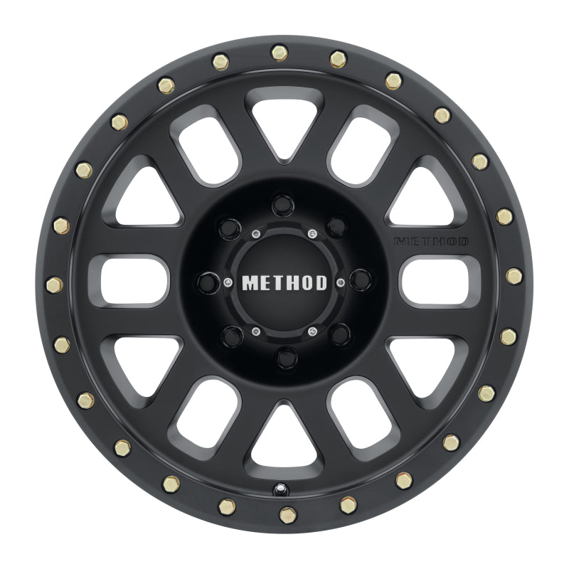 Method MR309 Grid 18x9 +18mm Offset 8x180 130.81mm CB Matte Black Wheel